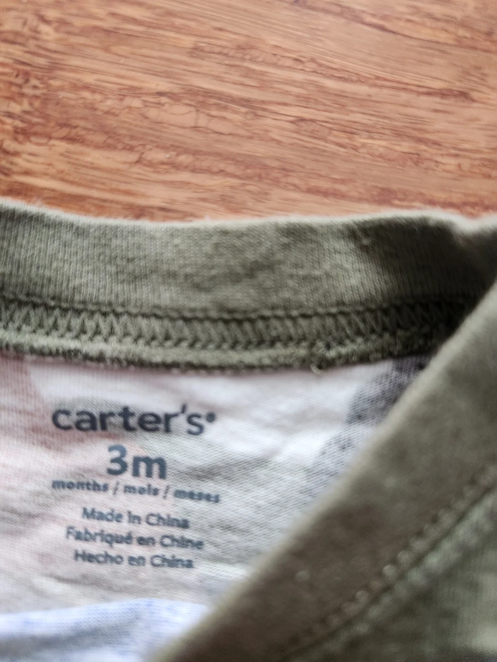 Lot Of 4 Carter's Baby Boys Dinosaur Short Sleeve Bodysuits Shorts, 0-3 Months - Picture 3 of 8
